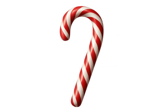 Candy cane for holiday celebration and christmas season, sweet striped dessert or peppermint flavored treat