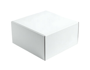 Isolated, plain, white, box against black background, perfect for product mockups