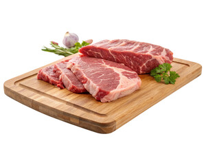 Fototapeta premium raw beef steak with rosemary