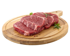Fototapeta premium raw beef steak with rosemary