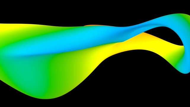 colorful abstract form (seamless loop)