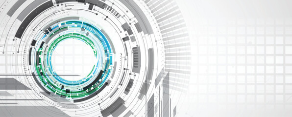 Abstract scientific circuit technology concept board background