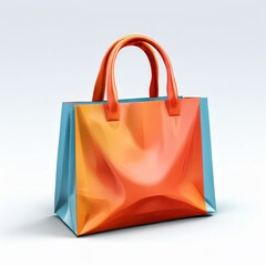 the AI Image Generator, Colorful Shopping Bags Isolated