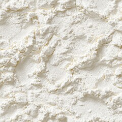 Close up of white flour texture background for baking and cooking ingredient seamless pattern and design element