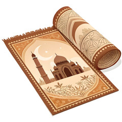 ishraq janamaz brown and beige