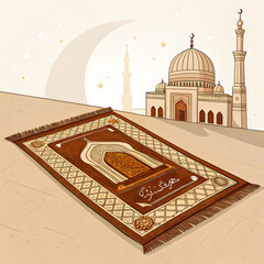 ishraq janamaz brown and beige