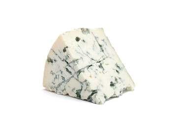 blue cheese isolated on a white background