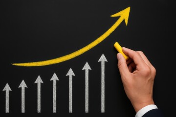 Business growth strategies increasing revenue office environment chart visualization strategic planning