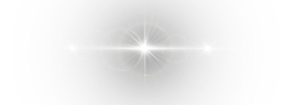 Bright gray PNG with sparkling rays and luminous flares. Radiant highlights create subtle elegance and visual energy. Perfect for abstract designs, digital visuals, or contemporary compositions. - Powered by Adobe