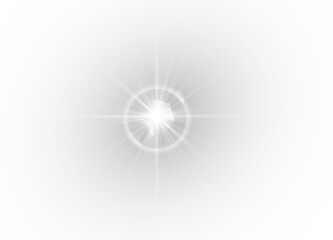 Luminous gray PNG with sparkling rays and radiant flares. Bright highlights add subtle elegance, energy, and visual appeal. Perfect for digital design, abstract visuals, or modern compositions.