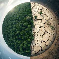 Climate change effects and global warming impact