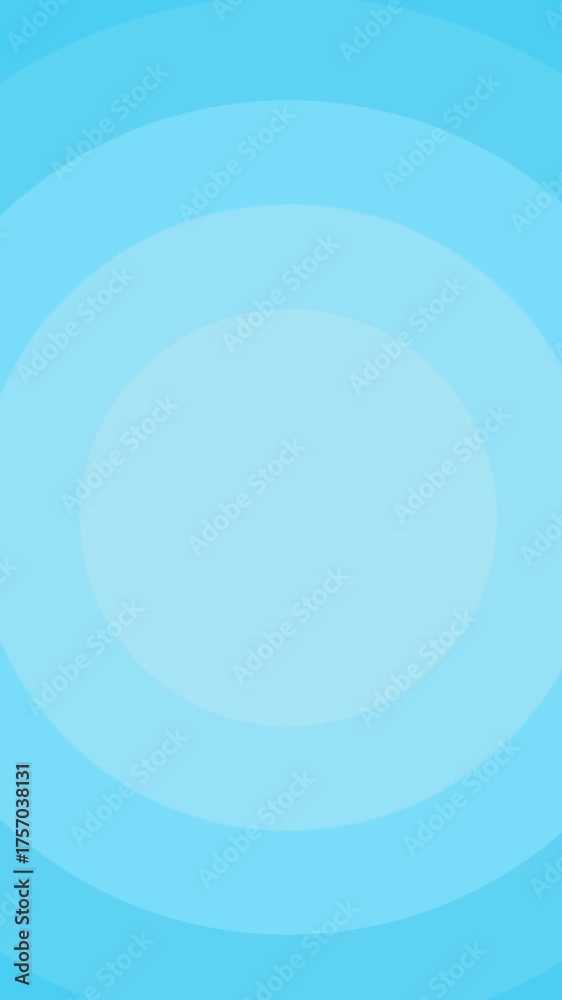 Wall mural animation of multiple blue circles with copy space background