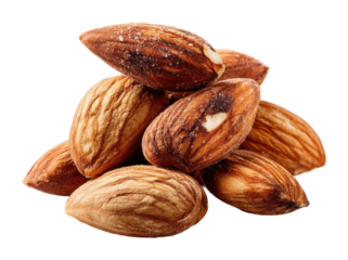 Healthy almond snack ideas kitchen food natural isolated on transparent background