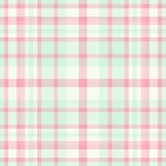 Direct background texture tartan, uniform check vector plaid. Order seamless textile pattern fabric in light and honey dew colors.
