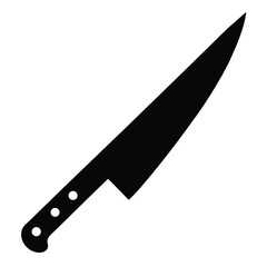 Kitchen Knife Icon — Cooking and Culinary Tool Vector Illustration