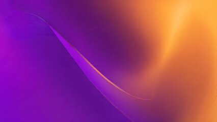 Abstract flowing gradient of purple and orange with subtle light effects