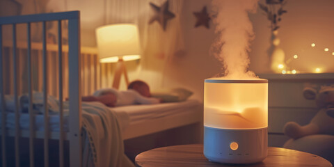 air humidifier in baby bedroom