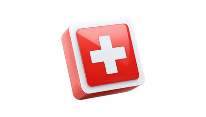 Obraz premium 3D medical first-aid kit icon