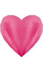 Fototapeta premium Abstract Pink Watercolor Heart Love Clipart Valentine Shape Element Decoration. paper texture PNG Clipart