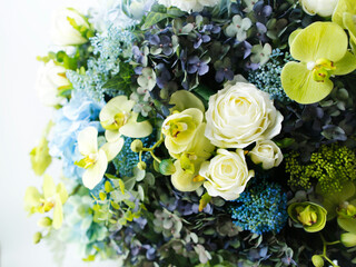 Orchid's floral art works. Photography of floral art and close-up shots.