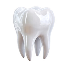 Realistic Isolated Human Tooth with Detailed Enamel Texture