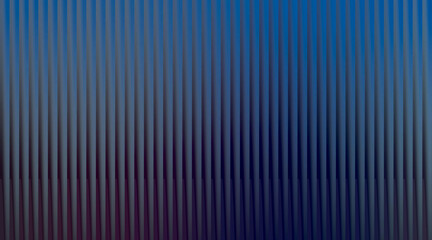Obraz premium Blue corrugated metal sheet surface with vertical lines and gradient light