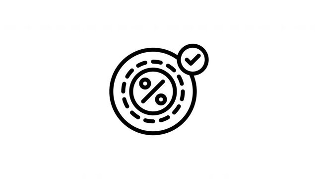 percentage animated icon