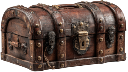 Antique wooden chest