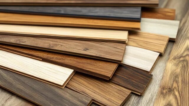 Different types of wood flooring showcase a range of colors and textures ideal for homeowners considering renovation options