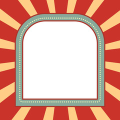 Naklejka premium Retro Rectangle Frame