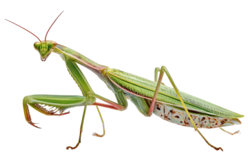 Praying mantis macro photography showcasing unique anatomy and form featuring detailed exoskeletons and textures presenting incredible detail in insect life a captivating image