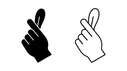 Obraz premium Hand heart gesture with transparent background