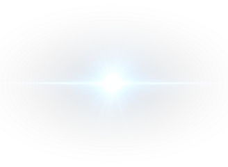 Shiny star PNG radiant lens glow.
