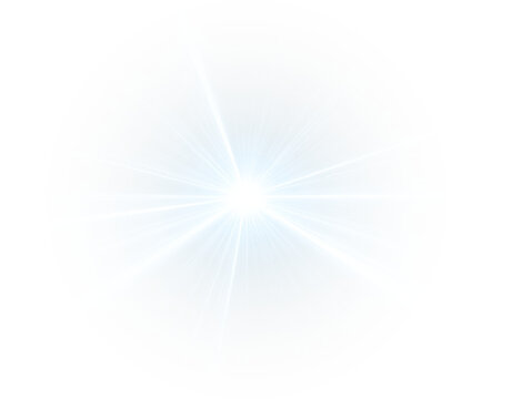 Starburst PNG glowing magic sunlight effect. - Powered by Adobe