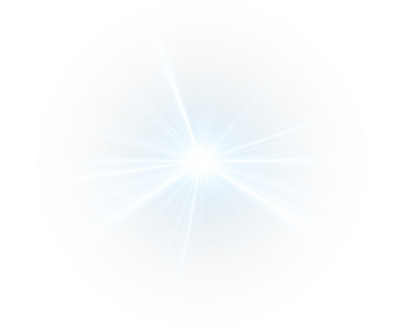 Starburst PNG glowing magic sunlight effect.