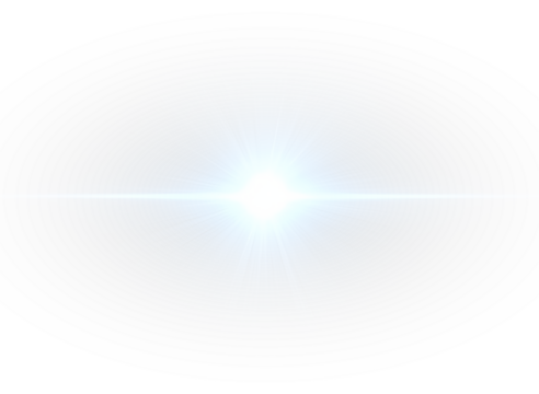 Shiny star PNG radiant lens glow.