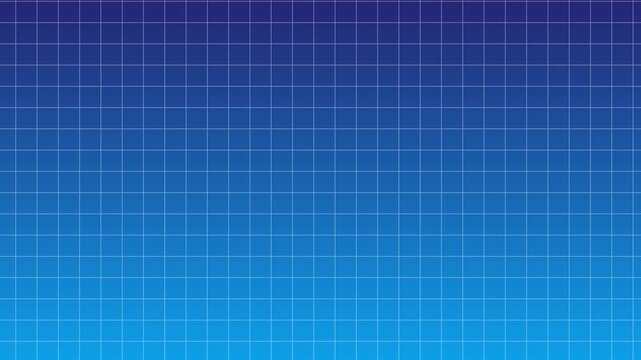 Animated Grid Lines blue gradient Background. Grid Background Video 4K