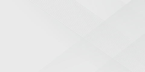 Obraz premium Soft white backdrop with elegant shape design. Abstract white geometric shape background picture