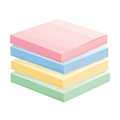 Colorful layered foam squares offer versatile design element for innovative projects and modern creative presentations