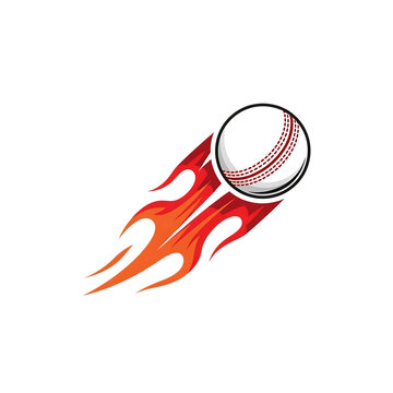 Fiery baseball in motion highlighting speed and intensity in sports isolated on transparent background