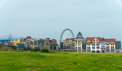 view of the old town of tallinn estonia