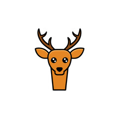 deer with a red nose
