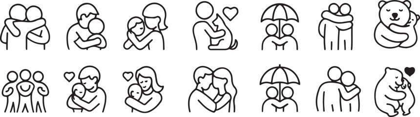 motherhood icons, parent symbol, baby vector, family love, childcare illustration, parenting concept, neonatal care, woman and baby, family relationship, nurturing symbol