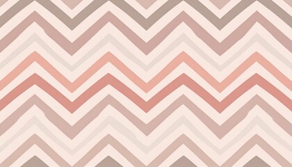Stylish geometric zigzag pattern featuring a harmonious blend of pastel rose tones and light sandy hues, offering a contemporary and subtle decorative texture suitable for modern design projects
