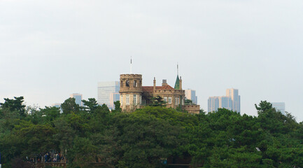 castle in the morning