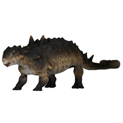 Fototapeta premium euoplocephalus dinosaurs herbivorous animal