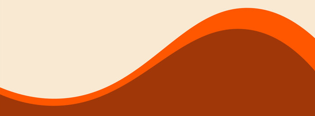 Bright wavy background with warm retro autumn colors. Cool hippie background. Retro psychedelic wavy design