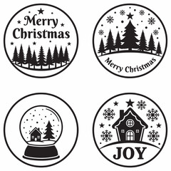 Christmas Ornament SVG Bundle for Laser Cutting & Crafts