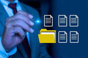 Document Management System DMS. Enterprise Resource Planning ERP. software to store, organize, track, and manage digital documents. Backup online document files.