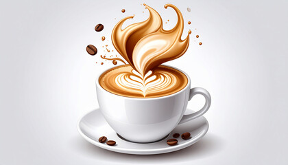 Coffee Art Splash